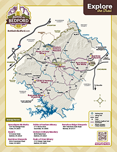 Bottled in Bedford map